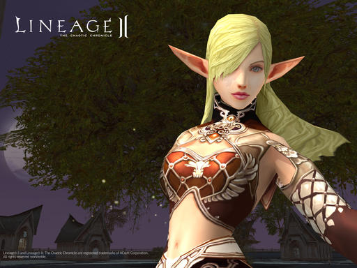 Lineage II - Обоина L2 на рабочем столе. Правда? Правда! ^^